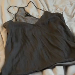 Banana Republic Grey Wrap Cami